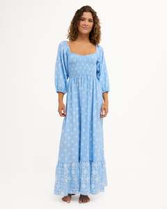 Womens Dresses: Womens Borderline Maxi Dress