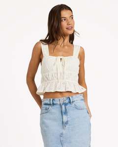 Womens Lucky One Sunset Mist Tank Top