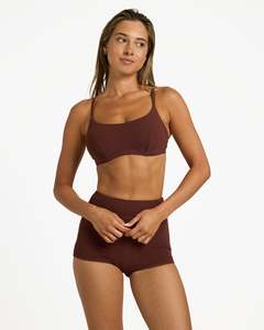 Womens Palm Shadows Shorty Bikini Bottom