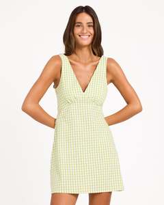 Womens Charlie Check Mini Dress