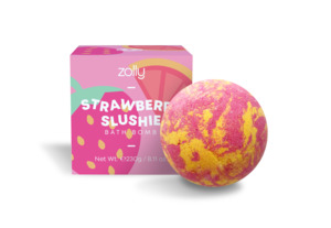 Bath: Strawberry Slushie Bath Bomb