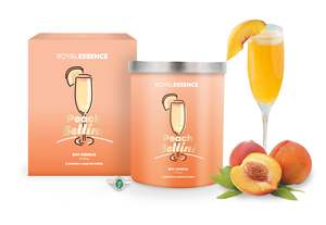 Cocktail: Peach Bellini (Candle)