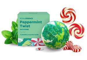 18 Bath Bombs: Peppermint Twist (Bath Bomb)