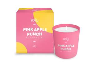 Mini Candles: Pink Apple Punch Mini Candle 40g