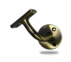Handrail Brackets: Brass Handrail Bracket - Antique Style