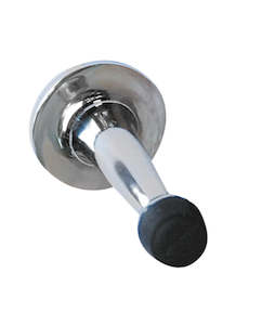 Door Stop: Door Stop - Chrome - 80mm