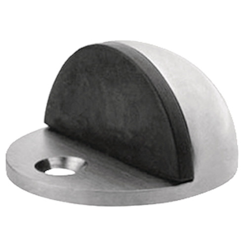 Door Stop: Door Stop - Stainless Steel - Floor Mount Dome