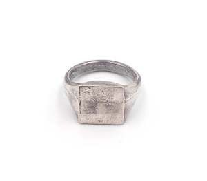 Screaming Jewellery: Sandcast Signet Ring