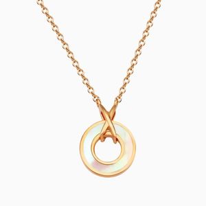 Necklaces: Carina Circle Necklace in s925 with gold plating