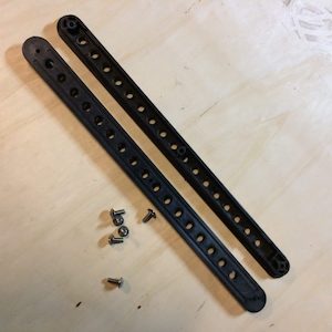 Ozo Straight Footrest Rails