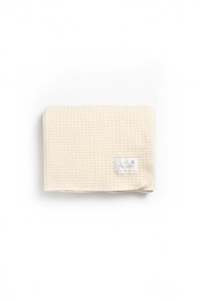 Cot Blankets: Waipapa White Baby Waffle Blanket