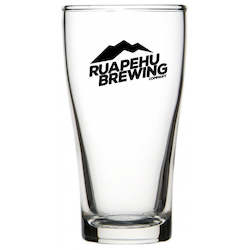 Merch: Beer Glass Nucleated Conical 425mL