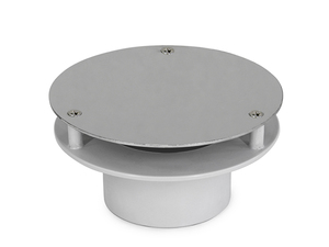 Products: 100mm Stainless Steel Top + PVC Base Soffit Cover