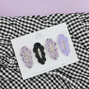 Charlotte - 4 Piece Snap Clip Set