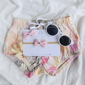 Pinch Bows: Helena - Single Little-Sister Bow Clips Or Headbands (3 Colour Choices)