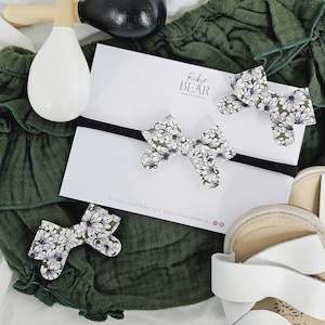 Sale: SALE - Shelley Little Sister Single Bow Clips And Headbands