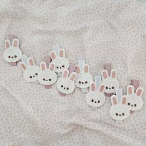 Easter 2023: Follow The White Rabbit - Single Hair Clips