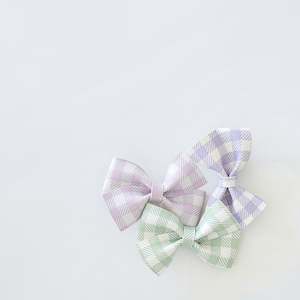 Sale: SALE - Aoife Single Little Sister Bow Clips Or Headbands (4 Colour Choices)