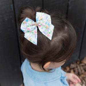 Georgia - Single Bows For Headbands or Clips (5 Colour Choices)