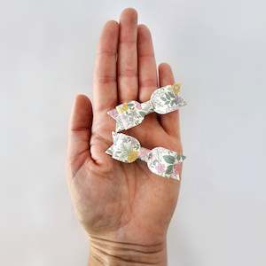 Tana - Little-Sister Sized Bow Clip Duos