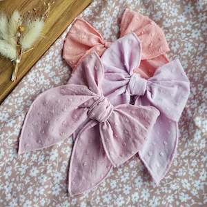 Single Dobby Cotton Handtied Bows