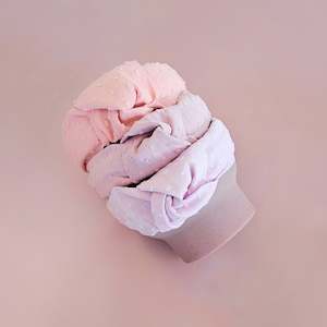 Knotted Dobby Cotton Headbands - 3 NEW COLOURS