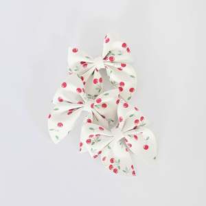 Sailor Style Bows: Cherise - Single Middle Sister Bow Clips Or Headbands