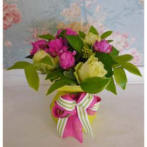 Peonies Lime & Mauve