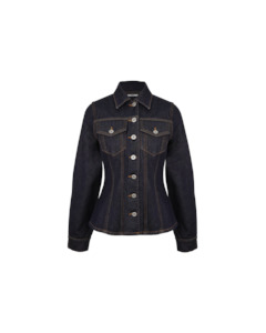 Outerwear: MADELEINE DENIM JACKET UNWASHED