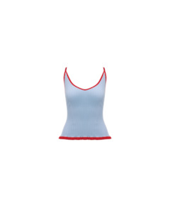 Essentials: RINA TANK BLUE CHERRY