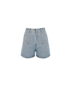 Essentials: CLOVER DENIM SHORT STONEWASH