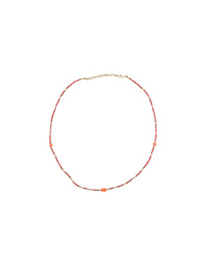 Jewellery: PACO NECKLACE RED