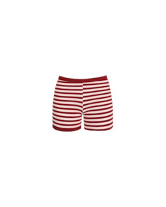Sets: MARLA SHORTS BURGUNDY PINK STRIPE