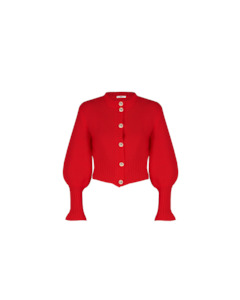 Essentials: MATILDA CARDIGAN CHERRY