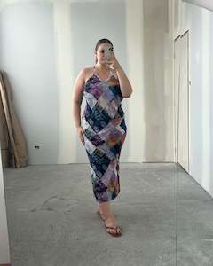 Upside Down: CHAPELLE SILK SLIP PATCHWORK