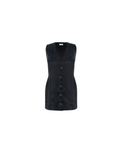 Liam Tops: THELMA VEST BLACK