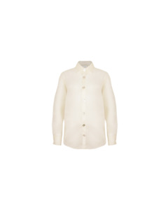 Liam Tops: POPPY ORGANZA SHIRT IVORY