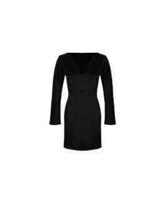Liam Dresses: THELMA MINI DRESS BLACK