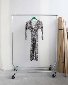 Final Sale: ALIDA KNIT DRESS BLACK FLORAL TBF02870