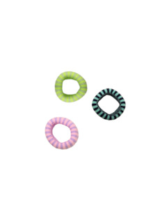 BENNY HAIR TIES MULTI STRIPE