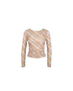 BOUNCE MESH LONG SLEEVE YELLOW TARTAN