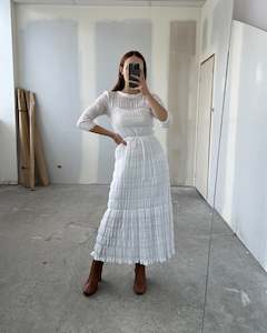 Final Sale: MIRELLA MAXI DRESS WHITE