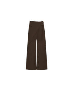 SASHA WRAP PANT CHOCOLATE