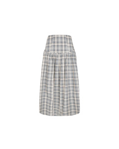 Sets: TRULLI SKIRT NAVY CREAM TARTAN