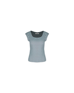JEAN TOP GEOMETRIC PRINT