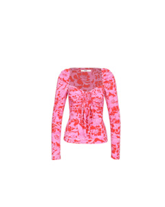 Symphony Lookbook: BOBBI TIE LONG SLEEVE CHERRY FLORAL