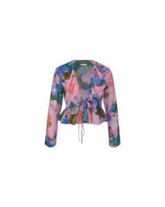 SENSE TIE BLOUSE DREAM FLORAL