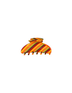 Hair Accessories: PALOMA HAIR CLAW MULTI STRIPE