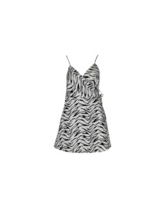 VENEDA WRAP DRESS ZEBRA