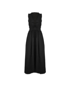 BENNY TIE DRESS BLACK